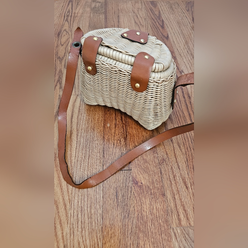 Mister Ernest Simon Wicker Handbag - Picture 3 of 10